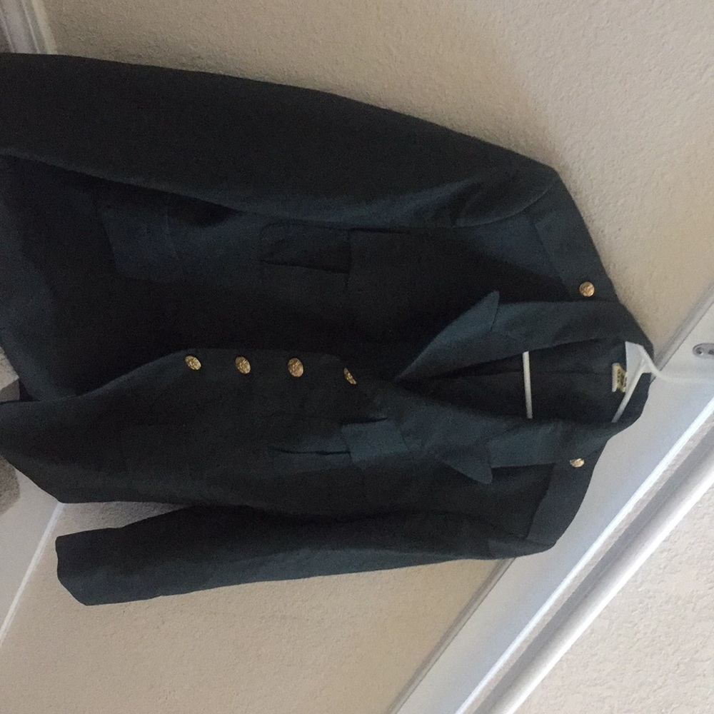 Dark green wool jacket